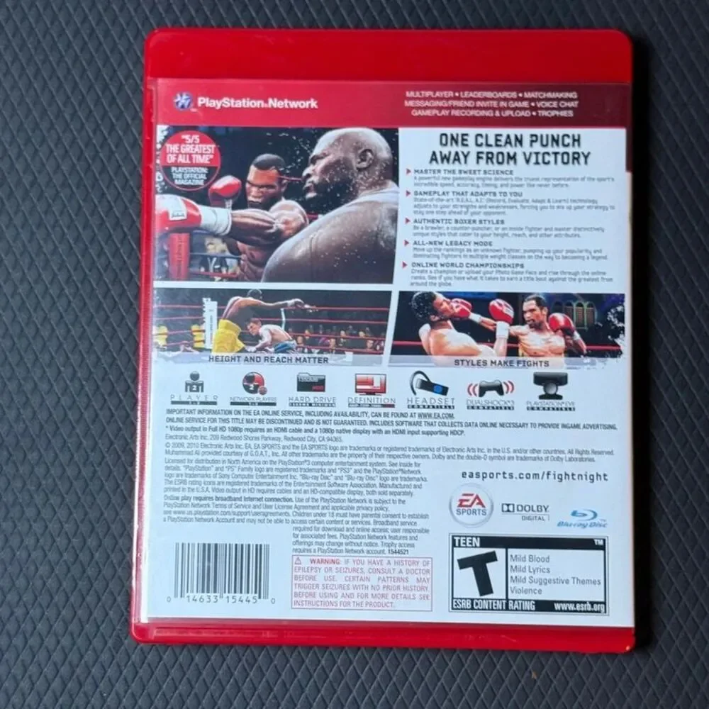 Fight Night Round 4 (Sony PlayStation 3) Greatest Hits Edition – Complete in Box
